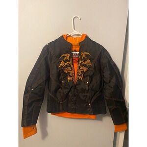 Sexy Chick Leather Dudes Biker Jacket‎